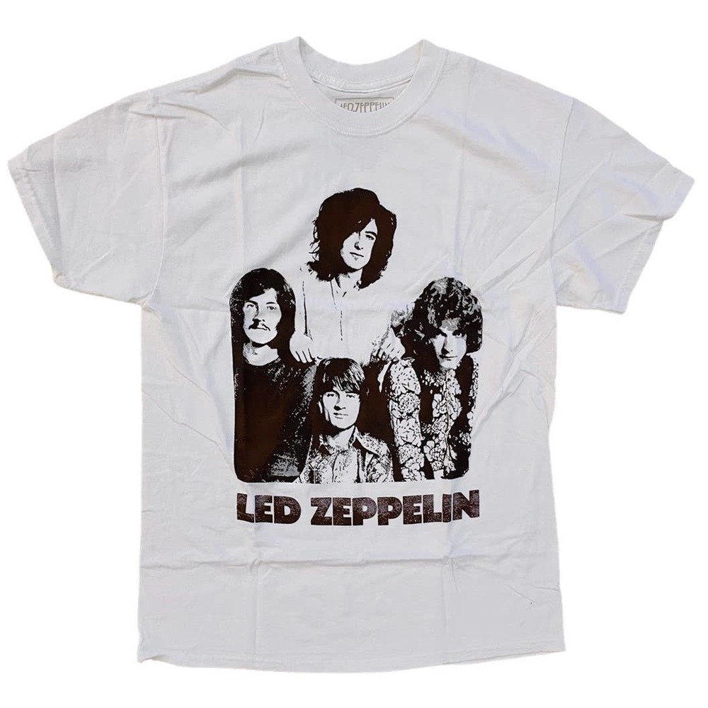 Led-Zeppelin Unisex Sizing Officially Licensed Vintage Graphic Print Tee T-Shirt